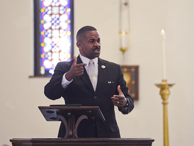 The Rev. Dr. John G. Moore Sr. has precisely studied King’s every voice inflection and intonation, and his live re-enactment is very moving.